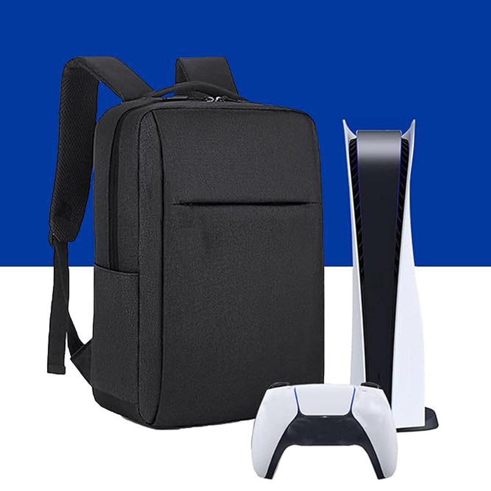 Gaming Console Bag - PS5용 게임 여행용 백팩, 게임 디스크용