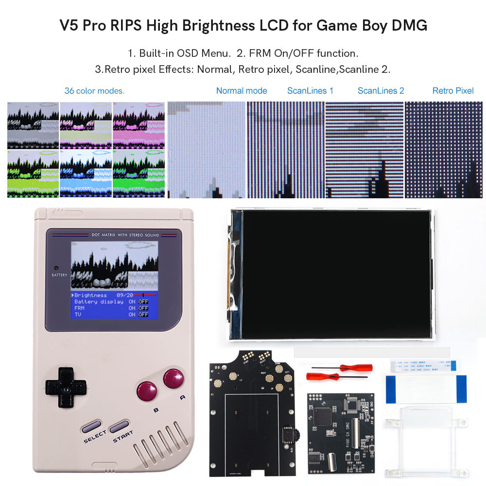 Gaming Console Gp Pro - HISPEEDIDO GB Dmg V5 Pro 36컬러