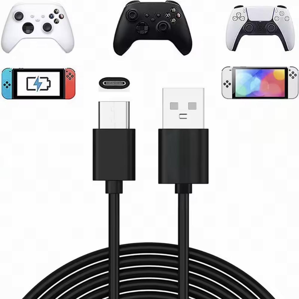 Microsoft Console Xbox Series X - PS5 컨트롤러와 호환되는 1M/2.75M USB 케이블,