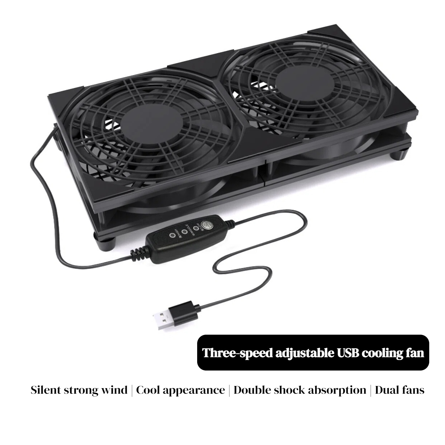 3단 속도 조절 기능이 있는 듀얼 USB 냉각 팬 |  - Gaming Console Pc 리뷰 및 가격