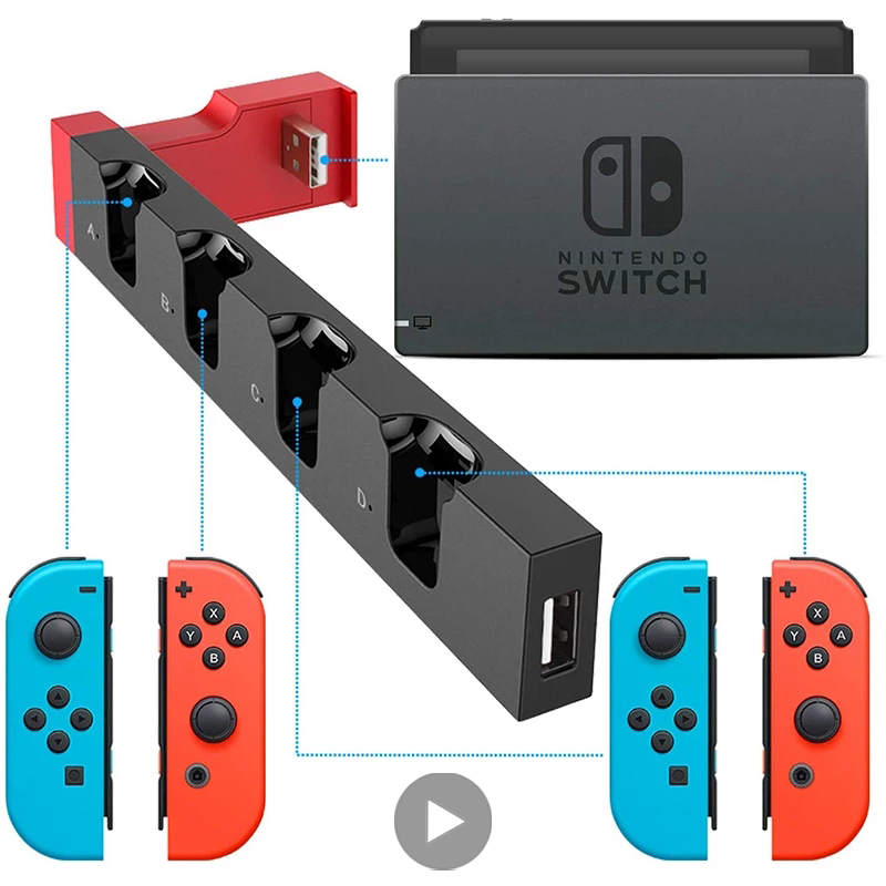 닌텐도 스위치 및 OLED 닌텐도 스위치용 충전 도킹  - Gaming Console Zone 리뷰 및 가격