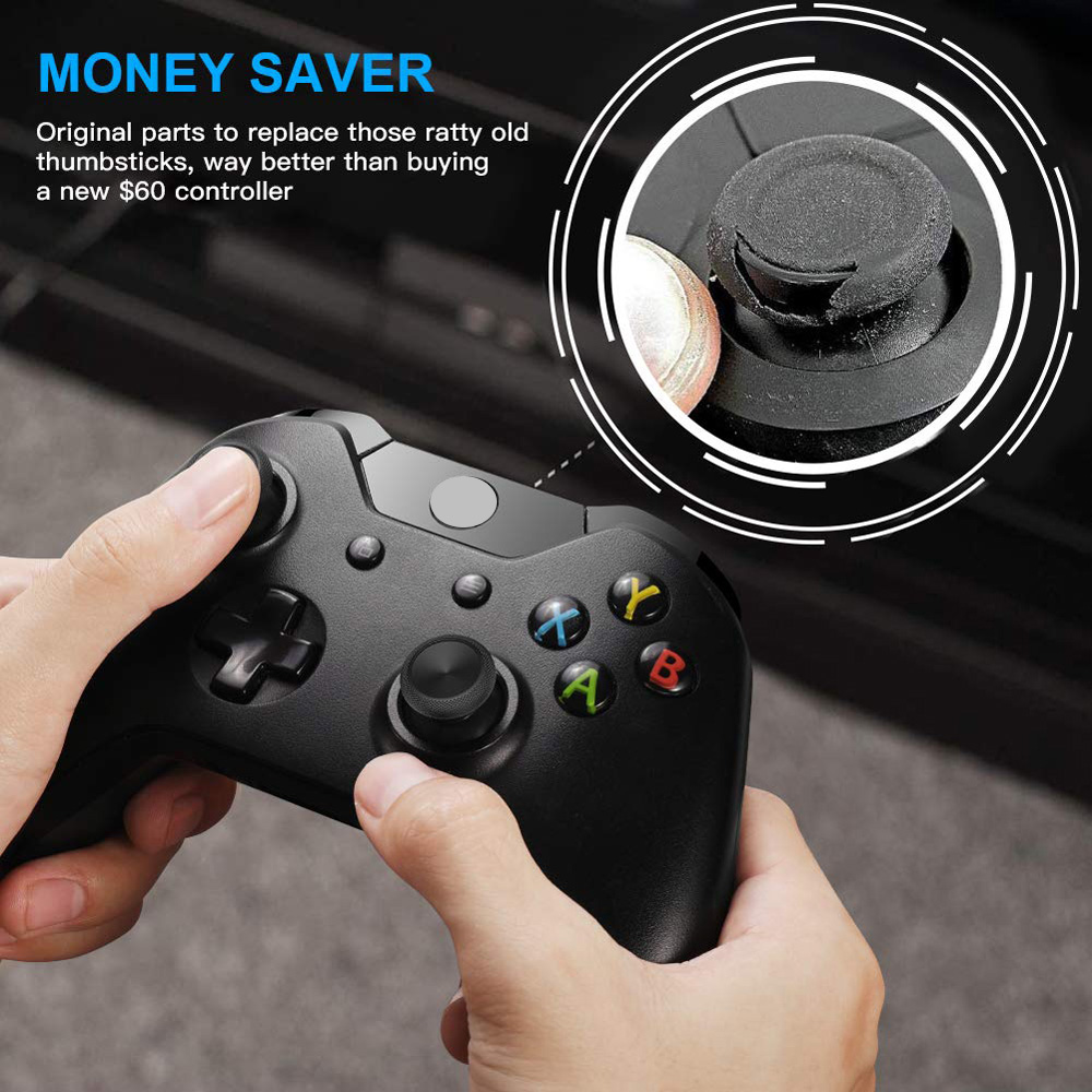 XBOX ONE/360 컨트롤러용 교체 조이스틱 캡 플 - Gaming Console Pc 리뷰 및 가격