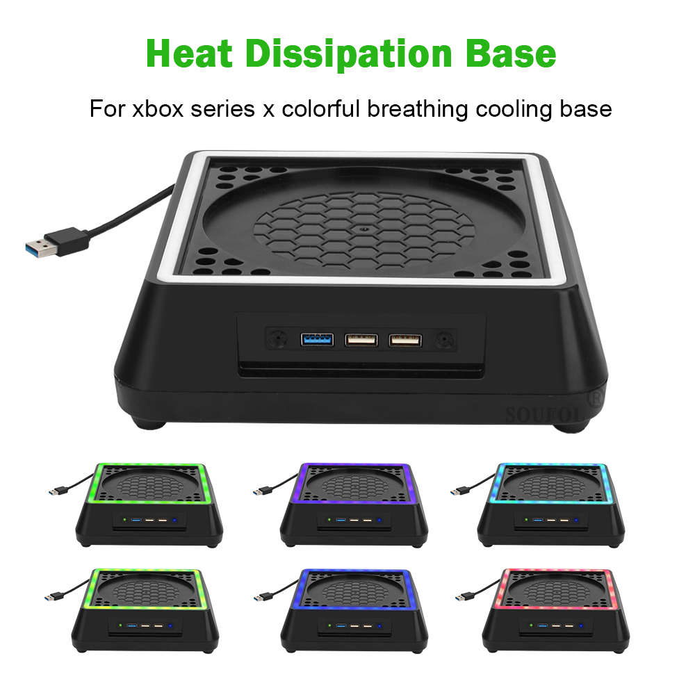 Xbox 시리즈 X 콘솔용 냉각 팬 LED 조명 외부  - Microsoft Console Xbox Series X 리뷰 및 가격