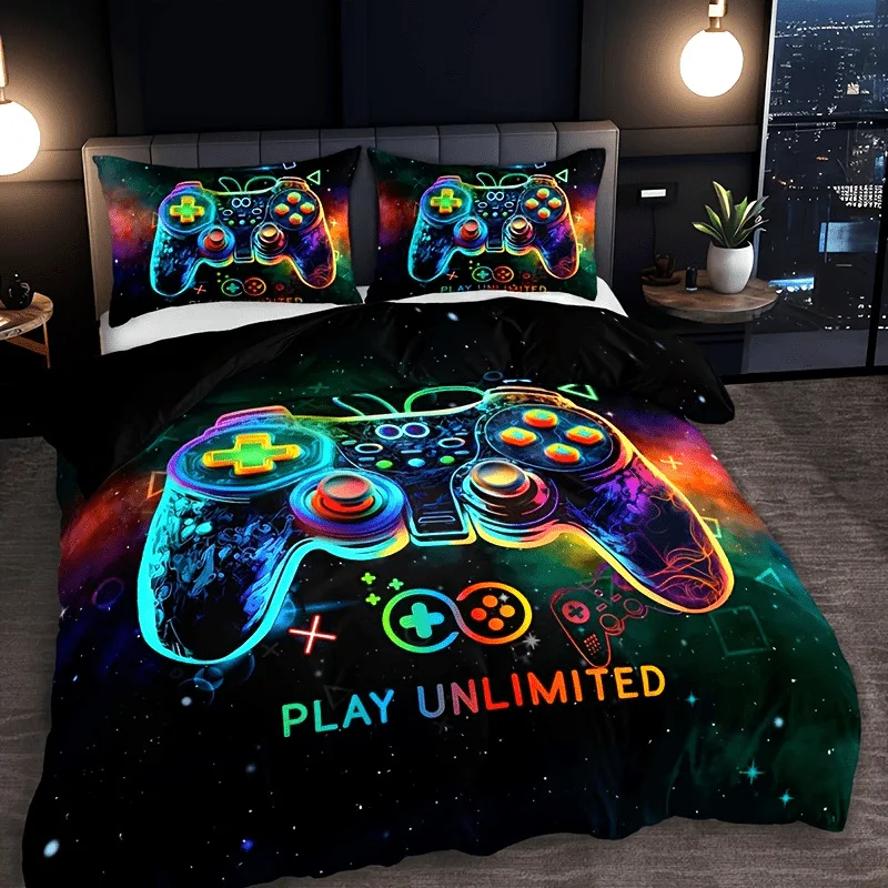 게임 콘솔 이불 커버 세트 (남아/여아/아동용) 우주  - Gaming Console Zone 리뷰 및 가격